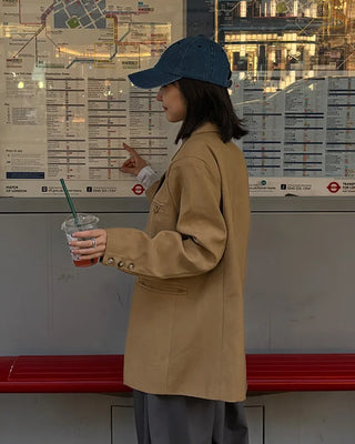 Oversized tailored jacket