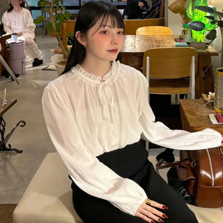 Shirred blouse