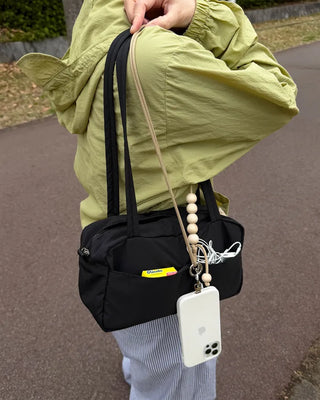 [1st Re-release] (ORIGINAL) Brick Nylon Boston Bag (black)