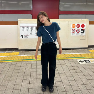 Corduroy pocket pants