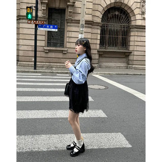 Chiffon layered mini dress