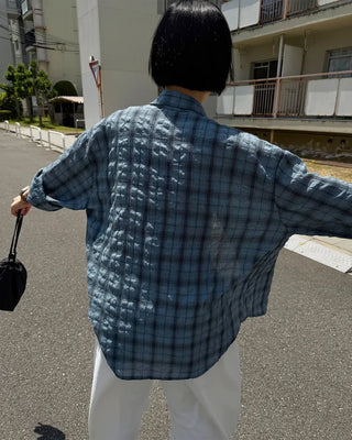 Soft Touch Check Long-Sleeve Shirt