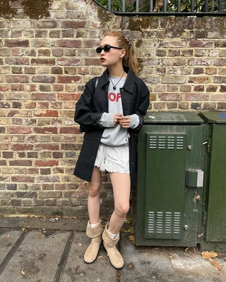 (ORIGINAL) SOFT Lettering Sweatshirt (Fleece-lined)