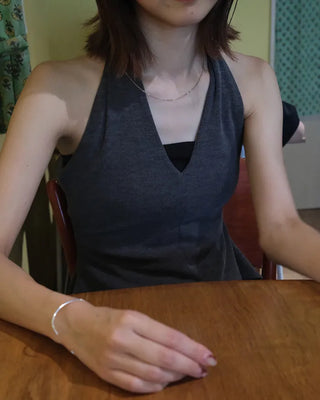 Halter neck tank top