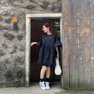 Balloon Fit Mini Dress