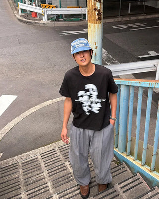 Face print T-shirt