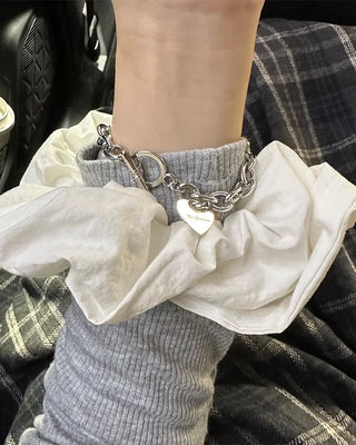 Heart Chain Bracelet