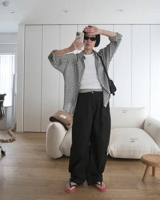 Basic check shirt