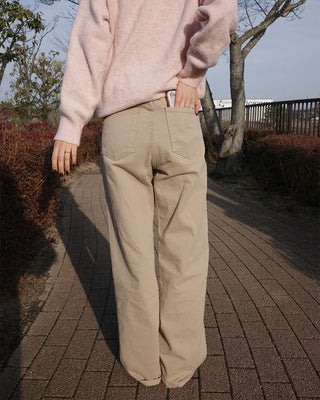 Wide cotton pants