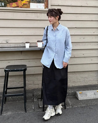 Striped pendant shirt