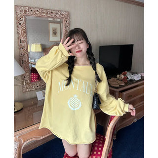 Daily off-shoulder sweatshirt