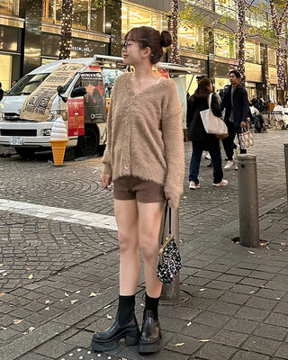 Oversized Fur Cardigan
