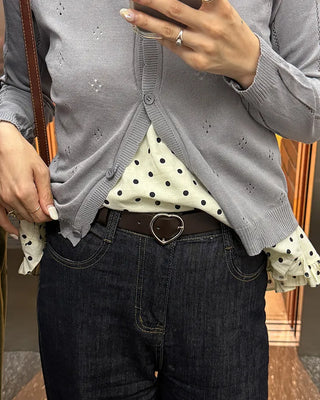Heart Buckle Belt