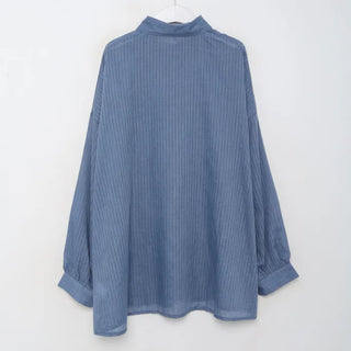Summer Volume Stripe Shirt