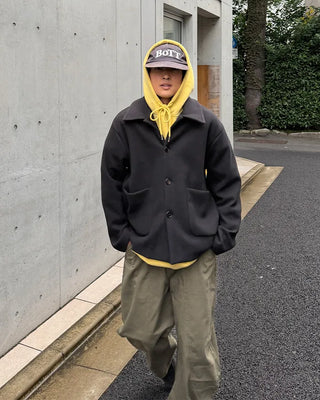 Fleece-lined colored hoodie