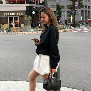 Two-pocket cropped jacket