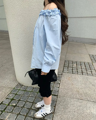 Frill Capri Pants