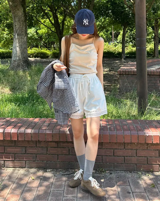 Suede round sneakers
