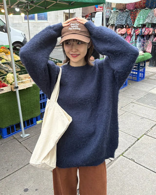 Heavy mohair knit