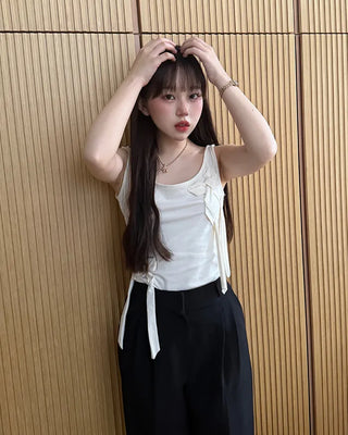 Ribbon Sleeveless