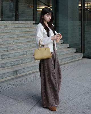 Classic gold button tweed jacket
