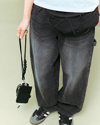 [4th Re-release] (ORIGINAL) Wood Ball Shoulder Strap (black)