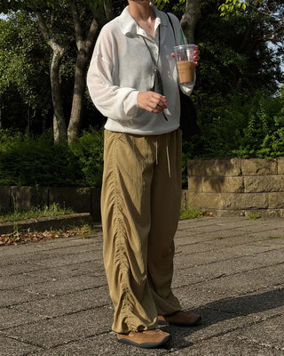 Stopper Shirring Pants