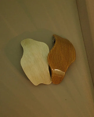 Wood texture hairpin