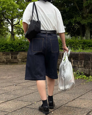 Oversized sheer short-sleeved T-shirt