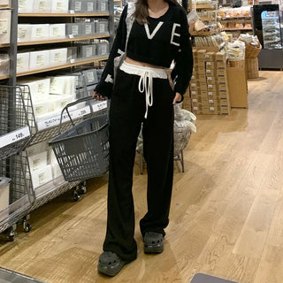 Two-tone sweatpants