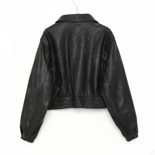 Vintage Wash Faux Leather Jacket