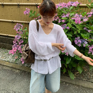 See-through knit
