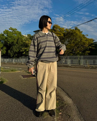 Line detail easy pants