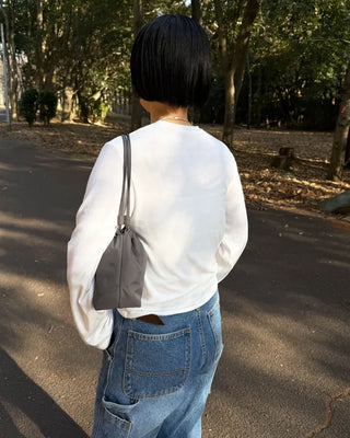 Brushed round neck T-shirt