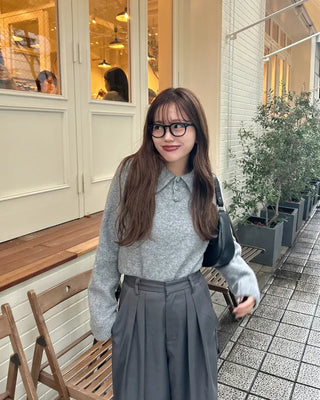 Color Button Knit