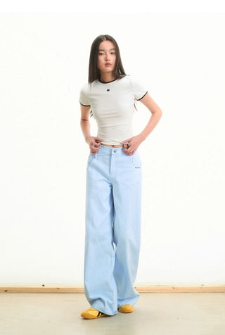 [NOTAWEAR] Cotton Straight Trousers