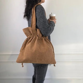Corduroy Big Shoulder Eco Bag