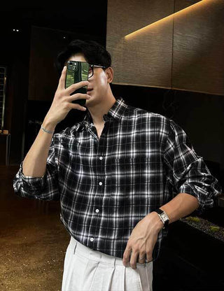 SUMMER Linen Check Shirt (2 colors)