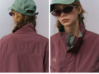 [Monterest] Water-Resistant Stand Collar Work Jacket