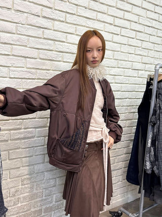 [NeverSeez] Wool-Lined Pilot Jacket