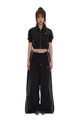 [moromoro2] Line Zip-up Track Jacket/Pants