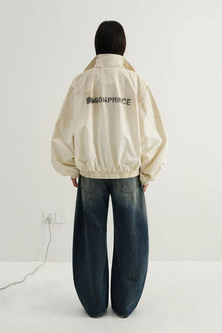MASONPRINCE Distressed Nylon Coach Jacket