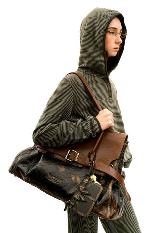 [Moromoro2] Hemp Stripe Fleece Hooded Set