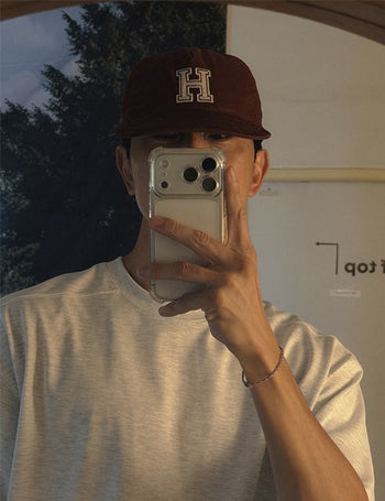 H Cap (3 colors) (Burgundy, Charcoal (Khaki) scheduled to arrive on 09.09 (Wed))