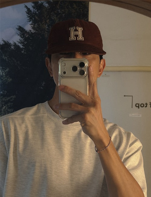 H Cap (3 colors) (Burgundy, Charcoal (Khaki) scheduled to arrive on 09.09 (Wed))