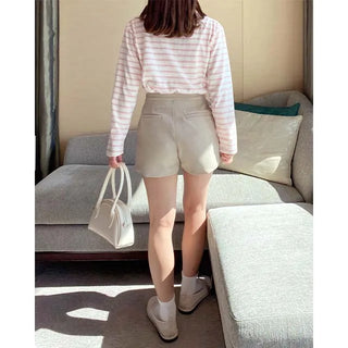 haru stripe boat neck T