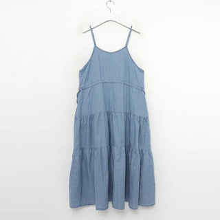 String denim camisole dress