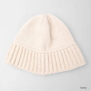 Knit bucket hat