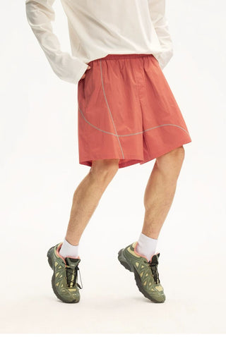[Monterest] Water Repellent Contrast Stitch Shorts