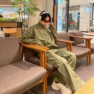 (Unisex) Line Point String Pants